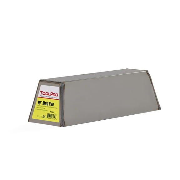 ToolPro 10 in. Mud Pan Stainless Steel