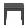 thumbnail image 5 of WestinTrends Ashore Oversized Outdoor Side Table, 18 Inch All Weather Poly Lumber Adirondack Patio Side Table Square End Table, Gray, 5 of 6