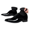 thumbnail image 3 of Leozcaa Mens Classic Formal Oxford Lace-up Leather Shoe for Men Wedding Suit Tuxedo Casual Dress Shoes, 3 of 7
