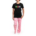 thumbnail image 4 of CafePress - Peace Love Comics Women's Dark Pajamas - Women's Short Sleeve Print T-Shirt and Pants Dark Cotton Pajama Set, 4 of 7