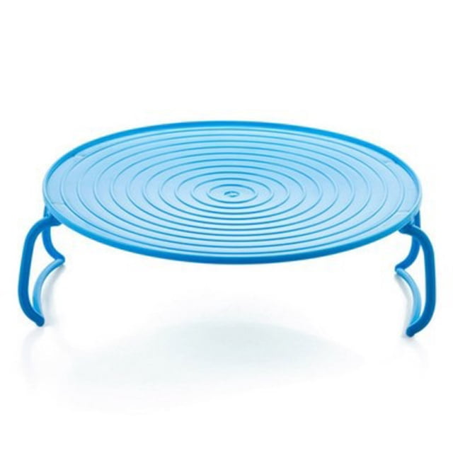 Harpily Kitchen Gadgets Microwave Oven Layered Steam Rack Tray Rack Double Layer Insulated Disk Shelf Pot Mat