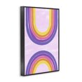 thumbnail image 4 of Stupell Industries Purple Rainbow Arches Landscape Painting Black Framed Art Print Wall Art, 20 x 30, 4 of 10