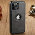 thumbnail image 3 of Casus Logo View Classic Slim Leather Case for iPhone 12 Pro Max - Black, 3 of 9
