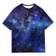 thumbnail image 3 of lnmuld Boys Girls Graphic Print Short Sleeve Crew Neck Tee Casual Loose Fit Everyday Play School Top Size:8-9 Years, 3 of 4