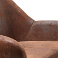 thumbnail image 4 of Teamson Home Divano Armchair with Aged Fabric, Brown, 4 of 7