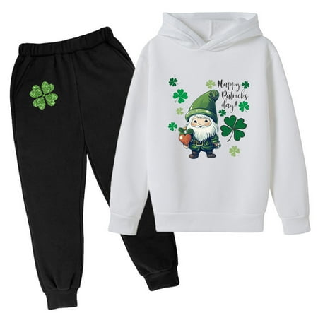 

Kids Hoodie Sweatshirt and Sweatpants Irish Festival Pullover Hoodie Set Tracksuit 2 Piece Outfits Winter Pants for Toddler Boy All Outfit Baby Boy Staff 4t Outfit Set 4 Piece Set Baby Kids Set