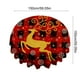 thumbnail image 3 of Mantel navideño | Mantel navideño de Papá Noel de 59 x 59 pulgadas, tejido de poliéster | Decoración festiva multicolor resistente a las arrugas para mesas de comedor, mesas de centro, fiestas y uso, 3 of 6