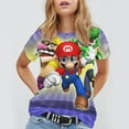 thumbnail image 4 of Bros Luigi Unisex Short-sleeve Shirt For Men Women Novelty 3D Print T-Shirt Soft Comfortable Tee Shirts, 4 of 7
