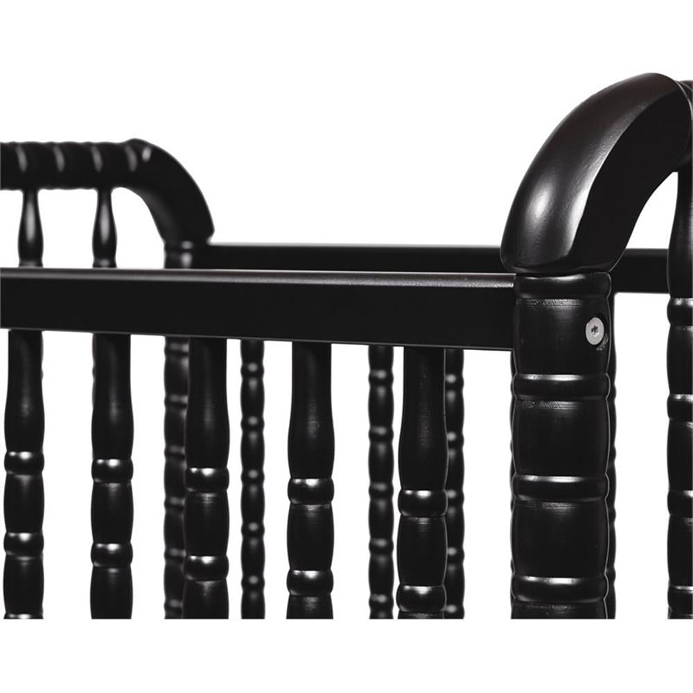 DaVinci Jenny Lind 3-in-1 Convertible Mini Crib in Ebony