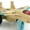 Bomber Plane Cream, variant on Kinsmart 7.5 Helicopter with Light & Sound Diecast Model Toy, but NO Box, Helicopter, Size: 7.5