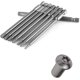 thumbnail image 4 of Screwdriver Bits 21 Pieces, Magnetic Screwdriver Bit 100mm Long, Torx T6-t40, Hex 3mm-6mm, Phillips Ph2, Slotted 4mm-6mm, 1/4" Hex Shank, S2 Steel, 4 of 5