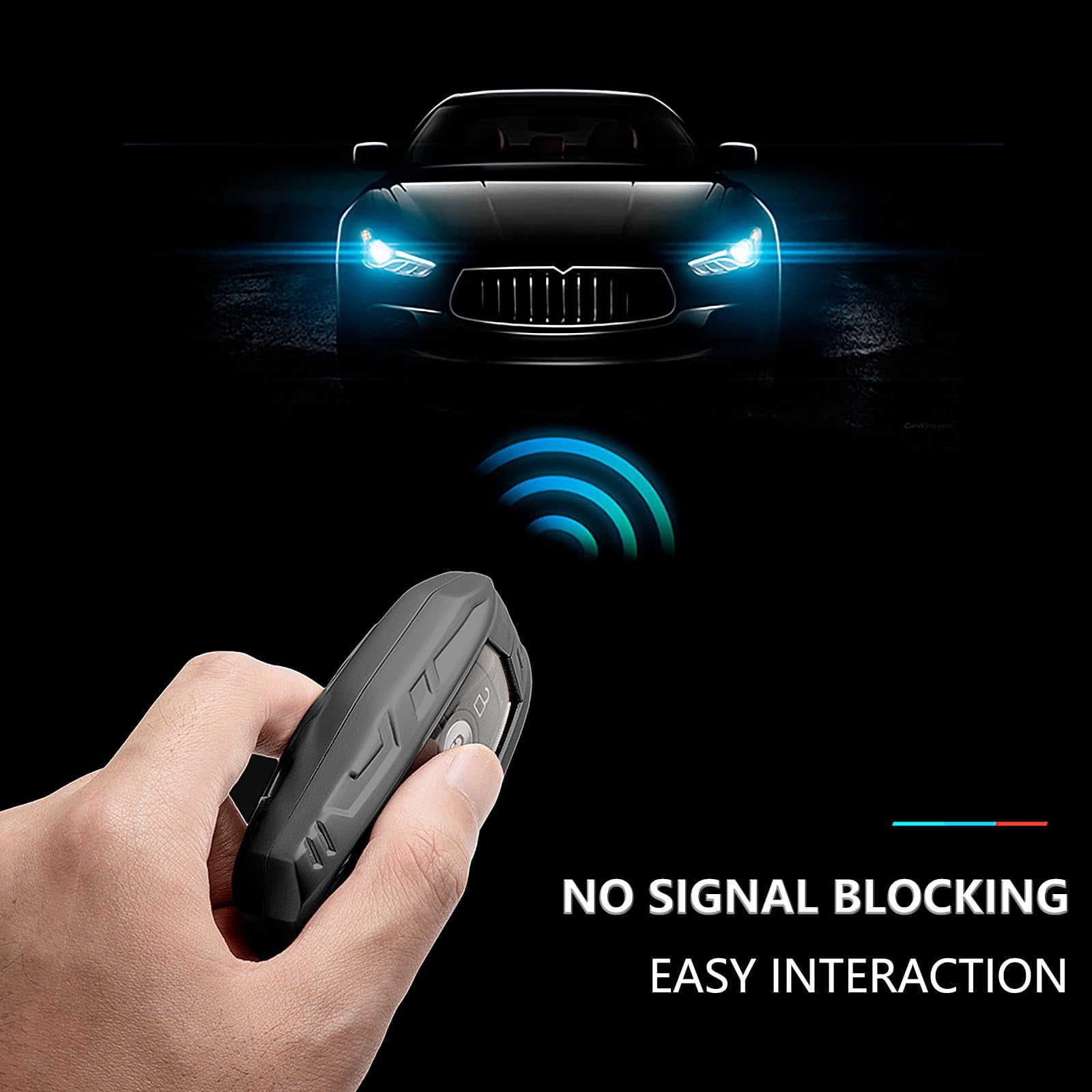 For Ford Key Fob Cover,Keychain,Zinc Alloy Protection Car Key Shell Case Compatible with Ford Holder Smart Remote Keyless Keyshell Accessories