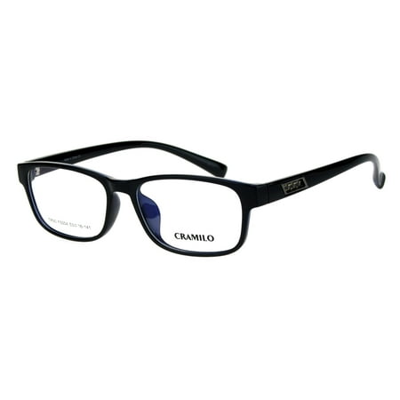 Luxury Designer Style Crushproof TR90 Plastic Frame Optical Eye Glasses Shiny Black