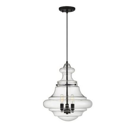 Gracie Oaks Youmans 3 Light Schoolhouse Pendant