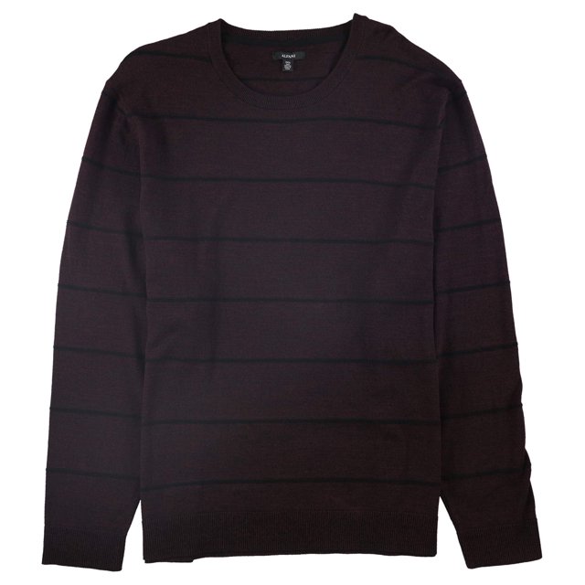 Alfani Mens Stripe Pullover Sweater, Red, XX-Large
