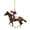 C, variant on Horse-Riding Ornament 2D Flat Acrylic Horse Pendant Christmas Tree Backpack Hanging Decoration Gift for Horse Lovers