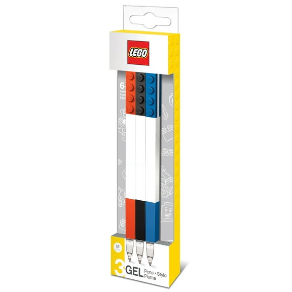 LEGO 3 Pack Gel Pens, Ages 6 to Adult