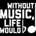 thumbnail image 3 of CafePress - Without Music Life Would Be Fl - Men's Dark Pajamas, 3 of 4
