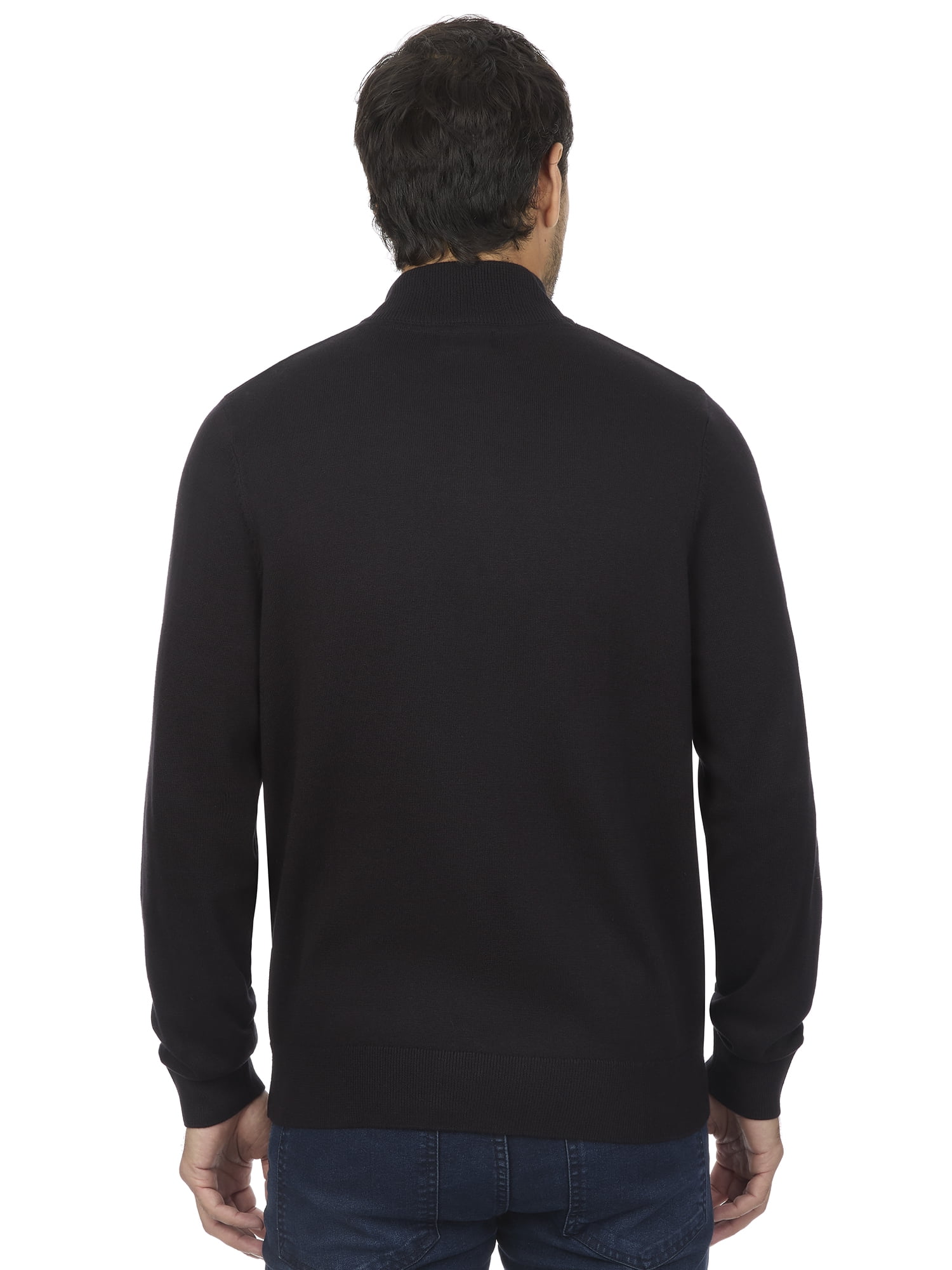 George Men's & Big Men's Classic Fit Jersey Quarter Zip Sweater, Sizes S-3XL