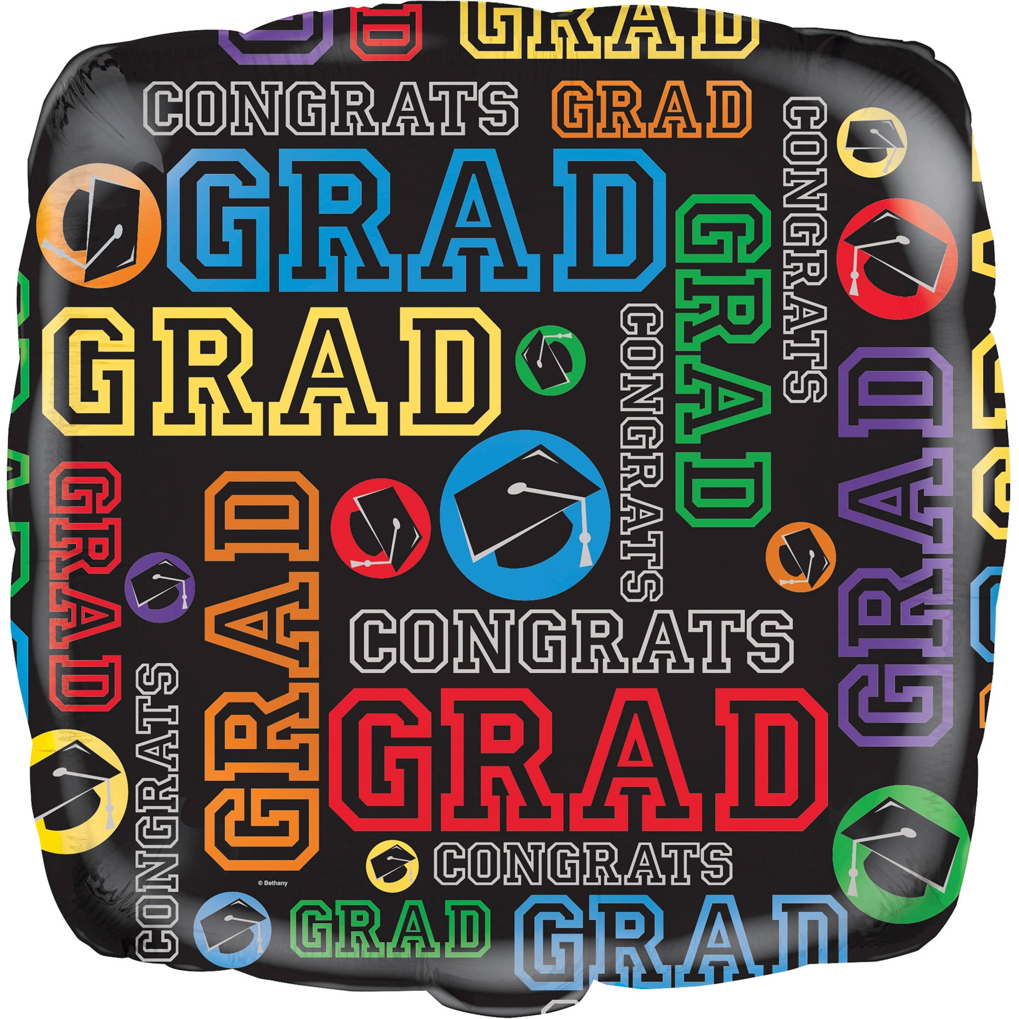 18 Foil Chalkboard Graduation Balloon