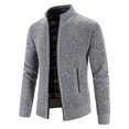 thumbnail image 2 of Dpytoraw Men's Casual Cardigan Sweaters Full Zip Sweaters Knitted Cardigan With Pockets, 2 of 4