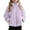 B1-Purple, variant on Fleece Top for Toddlers Girls Boys Fleece Hoody Jackets Kids Zip Up Outerwear Coat Toddler Kids Sweatshirt