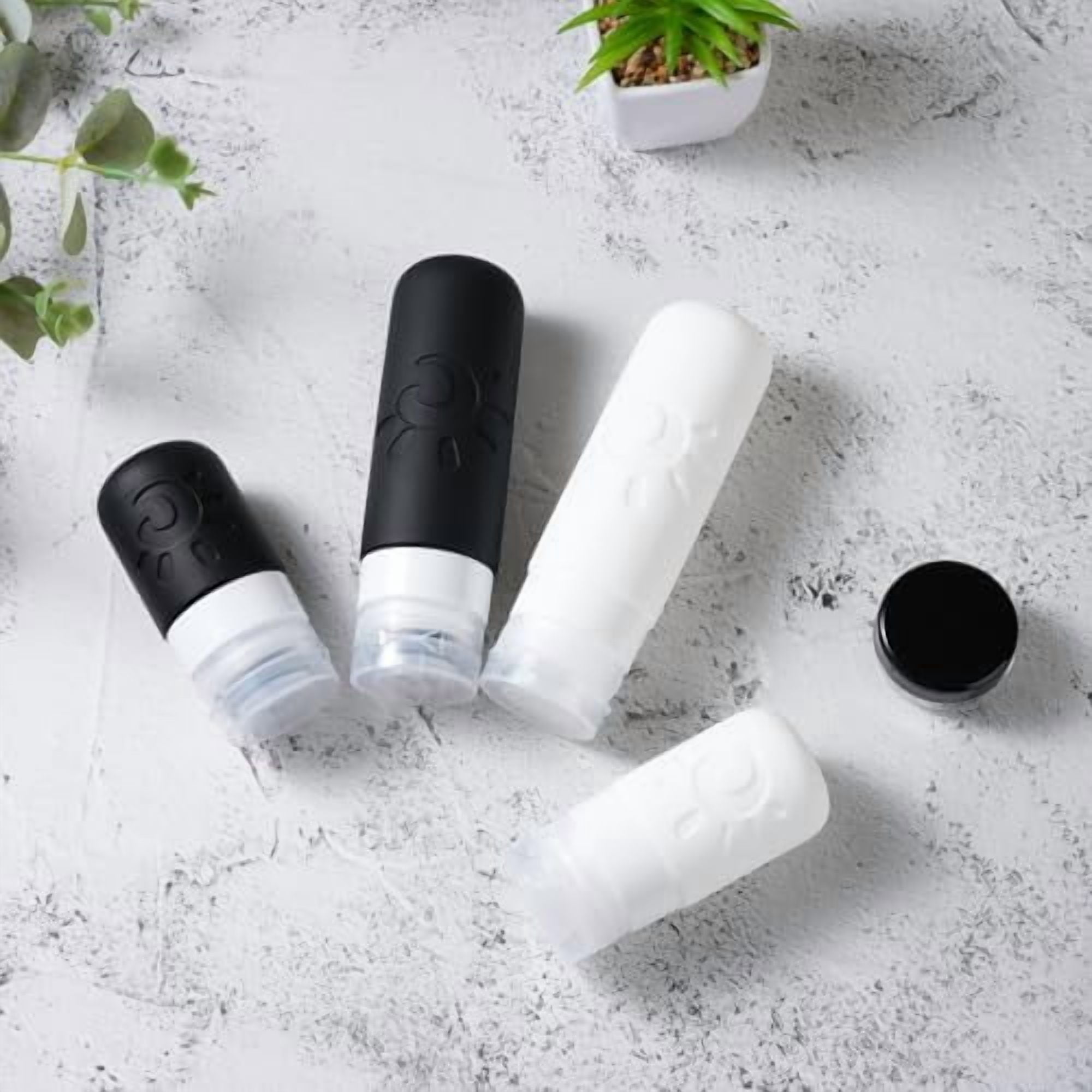 18 Pack travel Bottles for Toiletries, TSA Approved Silicone Travel Containers Leak Proof Refillable Travel Accessories for Shampoo Conditioner Lotion Body Wash(Multicolored G)