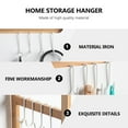 thumbnail image 5 of 2 Pcs No Trace Hook Household Door Hanger Kitchen Cabinet Hooks Peg Towel Coat Hangers Drawer Iron Punch Free, 5 of 6