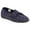 Navy Blue, variant on Sleepers Mens Julian II Wide Fitting Slippers
