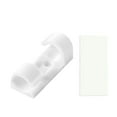 thumbnail image 3 of Justharion Cable Organizer Clips Cable Management Desktop & Workstation ABS Wire White 44pcs 1Set, 3 of 6