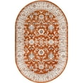 thumbnail image 2 of Rugs.com Charlotte Collection Rug – 5' x 8' Oval Rust Red Low-Pile Rug Perfect For Living Rooms, Large Dining Rooms, Open Floorplans, 2 of 8
