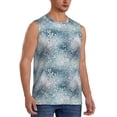 thumbnail image 2 of Uemuo enchanted winter snowflake holly Pattern Men's Sleeveless T-Shirt,Muscle Athletic Tank Top, Moisture-wicking Quick-dry Breathable Classic Tee Top for Gym Run Outdoor Sports-3X-Large, 2 of 8