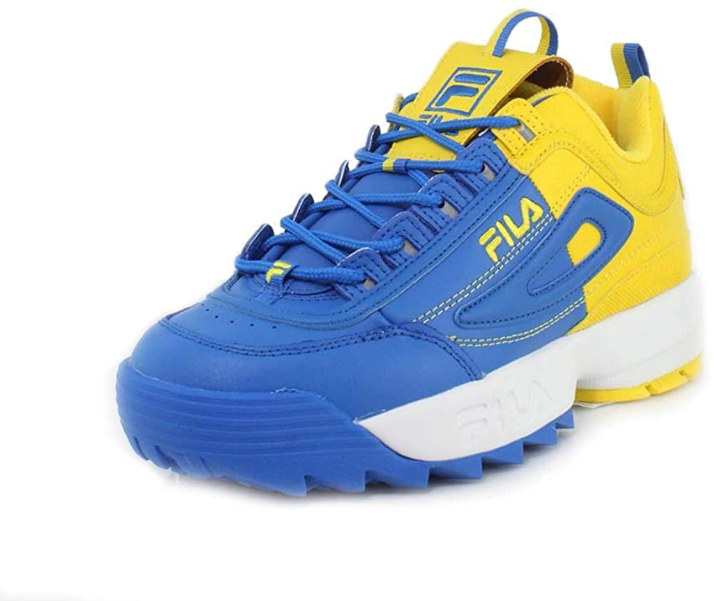 fila blue and white sneakers