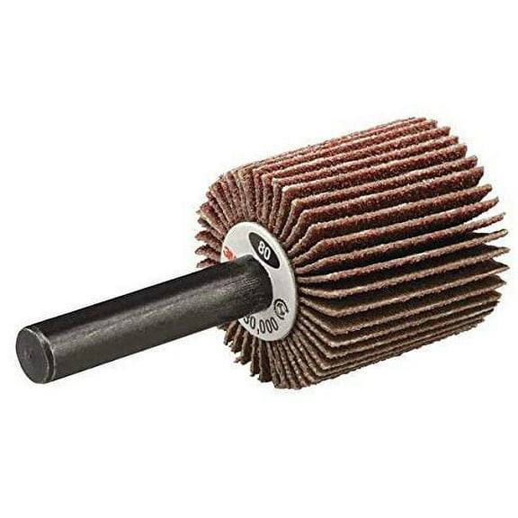 3M 35476 244D 1 x 1 Inch Coated Aluminum Oxide Flap Wheel 80 Grit