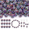 thumbnail image 1 of Craft Beads TINKRSTUFF, 200 unidades, diamantes de imitación negros de 1 cm, 1 of 6