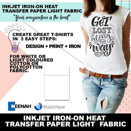 t shirt purple line iron on transfer paper 8 5 x 11 custom pack 25