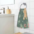 thumbnail image 3 of Yayeee 100% Cotton Hand Towels for Bathroom 16" x 28" Soft Absorbent Kitchen Towel, Christmas Gingerbread, 3 of 7