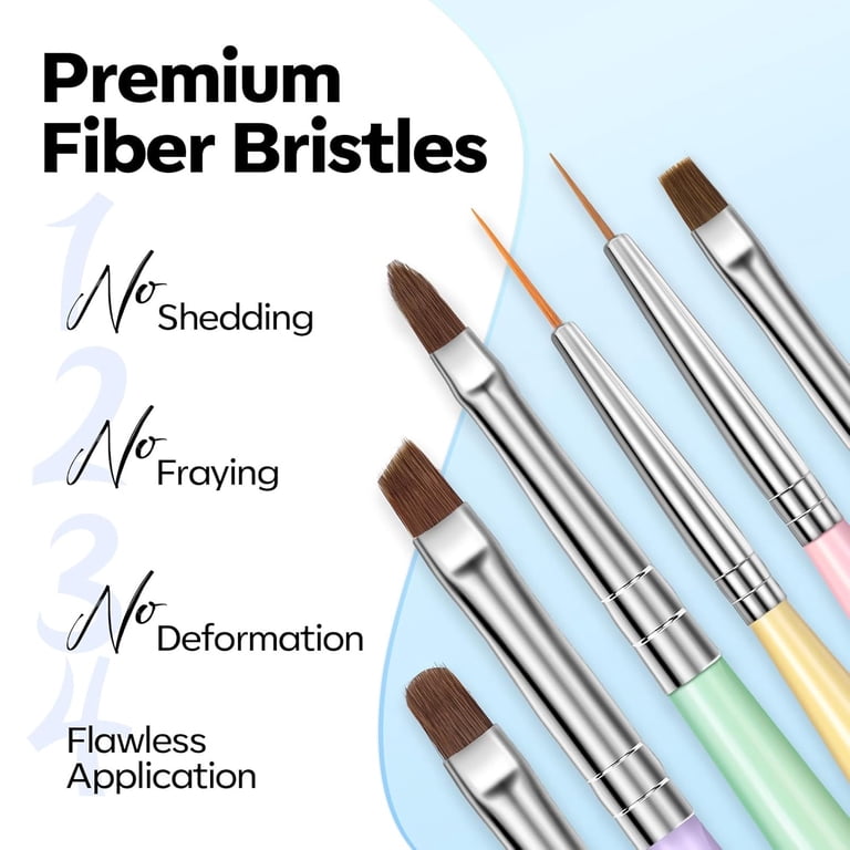 Modelones Nail Art Brush Set, 6-Piece photo 3