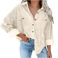 thumbnail image 2 of AUNVITO Women's Casual Jacket Lightweight Long Sleeve Outdoor Daily Wear Stylish Layering Essential, 2 of 8
