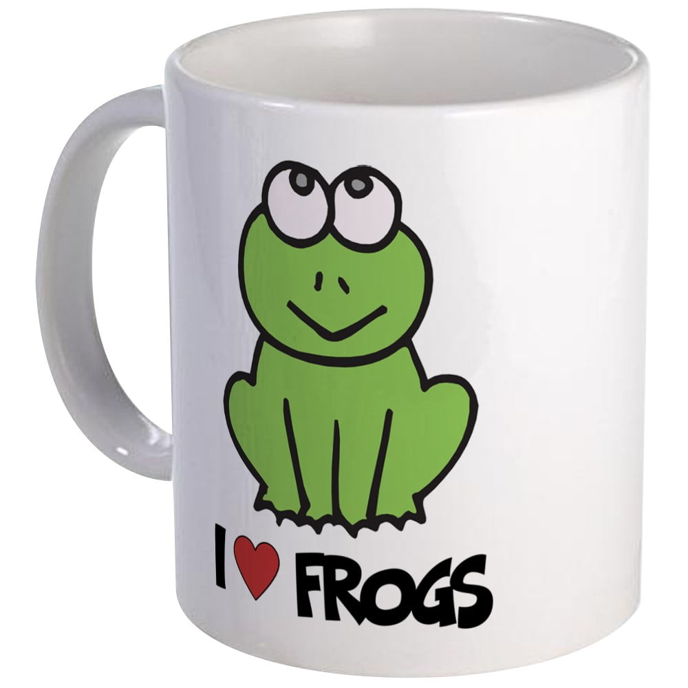 CafePress I Love Frogs Mug Unique Coffee Mug, Coffee Cup CafePress