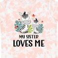 thumbnail image 4 of Inktastic Zebra My Sister Loves Me Boys or Girls Toddler T-Shirt, 4 of 5