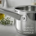 thumbnail image 5 of SUNHOUSE 2 QT Stainless Steel Pots - Steamer for Cooking, Saucepan with Lid - Small Sauce Pan with Vegetable Food Steamer Basket - Induction Cooking Pot with Stay Cool Handle, 5 of 9