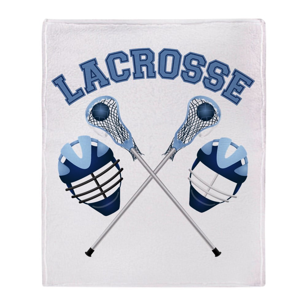 CafePress Lacrosse 1 Soft Fleece Throw Blanket, 50"x60" Stadium