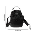 thumbnail image 3 of Fiudx Bolso Bandolera de Lona, Diseño Cuadrado Pequeño y Portátil, Correa de Hombro Ajustable, Accesorio de Viaje Ligero, Versátil para Desplazamientos, Fácil de Limpiar, Tamaño 25 X 14 X 5 Cm, 3 of 6
