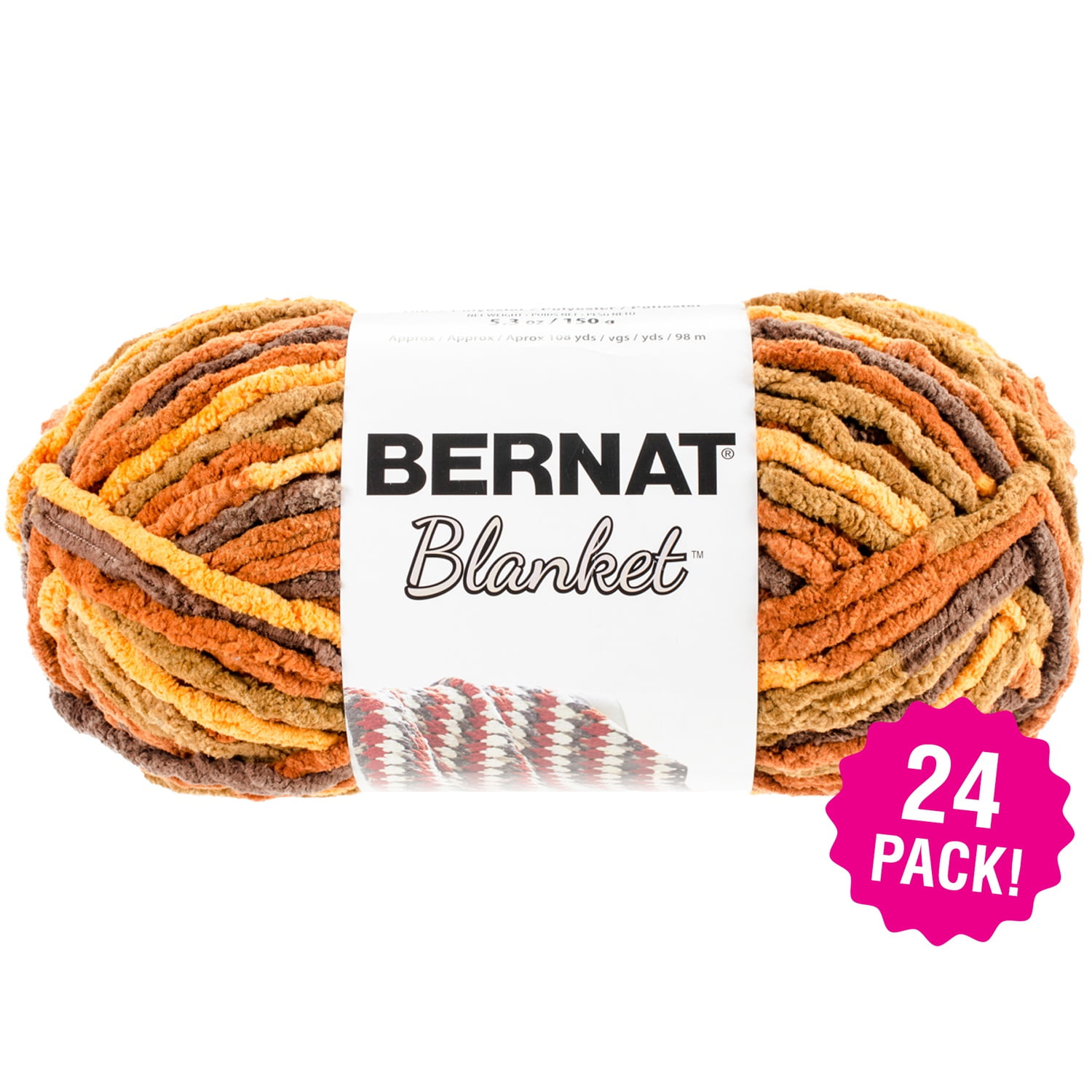Bernat Blanket Yarn - Fall Leaves, Multipack of 24 - Walmart.com