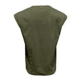 thumbnail image 6 of Hessimy Men's Tank Tops Knit Sleeveless Workout T Shirt Muscle Gym Fitness Tee（AG,XXL), 6 of 8