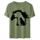 thumbnail image 4 of Camiseta de manga corta con estampado de animales y cuello redondo suelto a la moda de verano para mujer Pompotops hfajkhk134429, 4 of 7