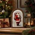 thumbnail image 3 of 2026 Christmas Indoor Decoration Vintage Christmas Wooden Framed Sign. Arched Frame Xmas Wall Art. Tabletop Hanging Purpose Decor For Holiday Indoor Home Party Ornament, 3 of 7