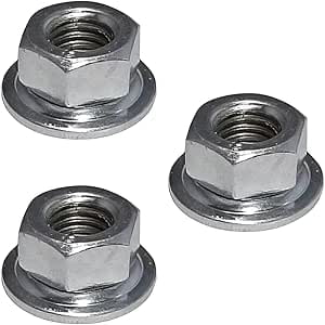 3 Tuerca Izquierda para fijar discos en la caja dee engranes desbrozadora M10X 1.25MM