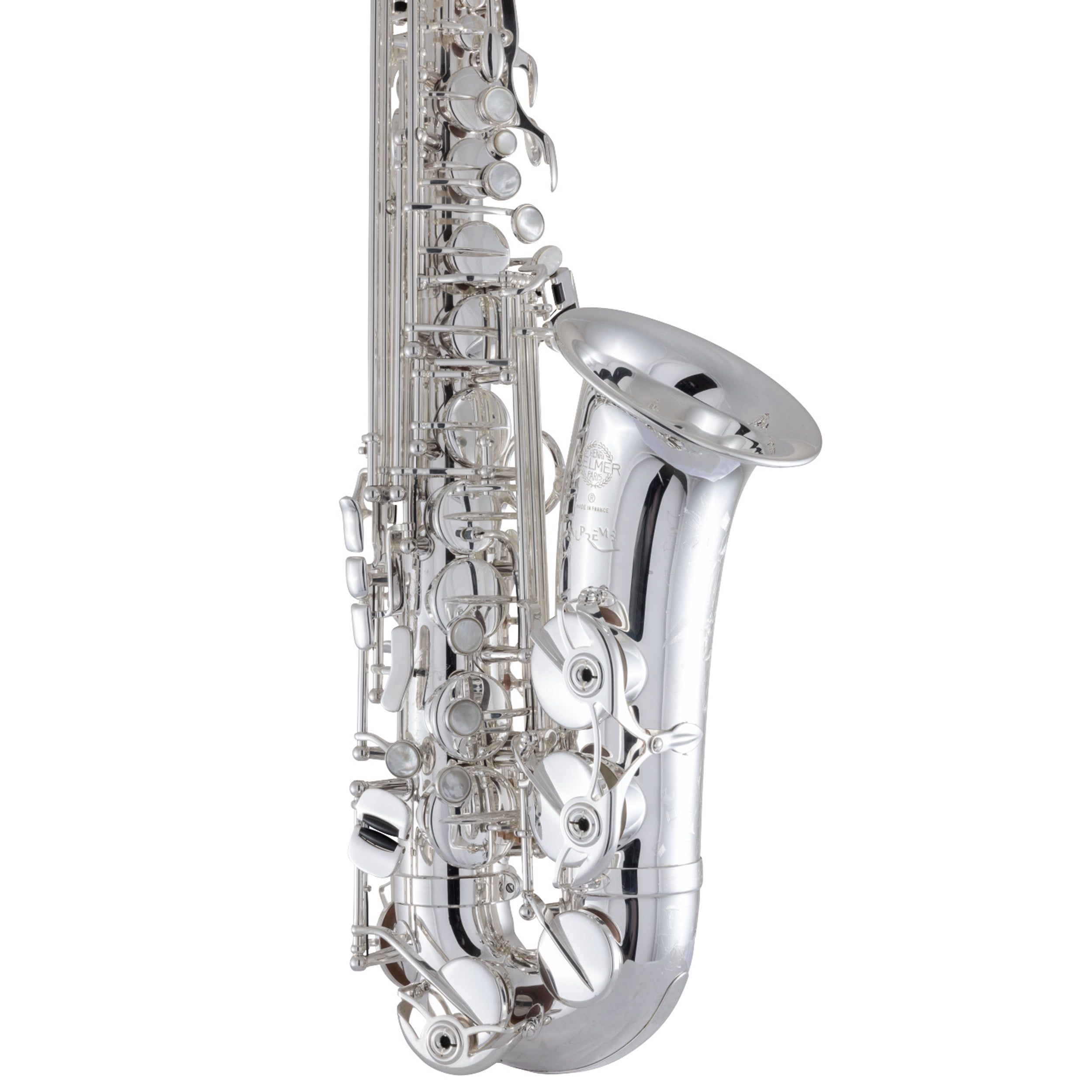 Selmer Paris 92 Supreme Series Professional Alto Saxophone Silver Plated